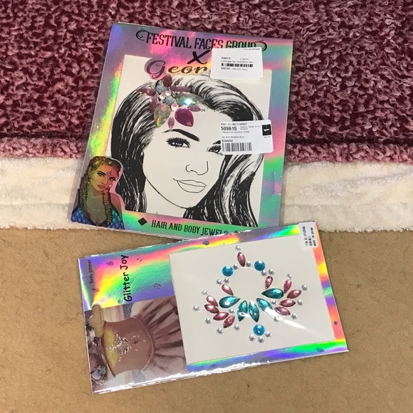 Hair & Body Jewels for Rave/Festival - Picture 1 of 2